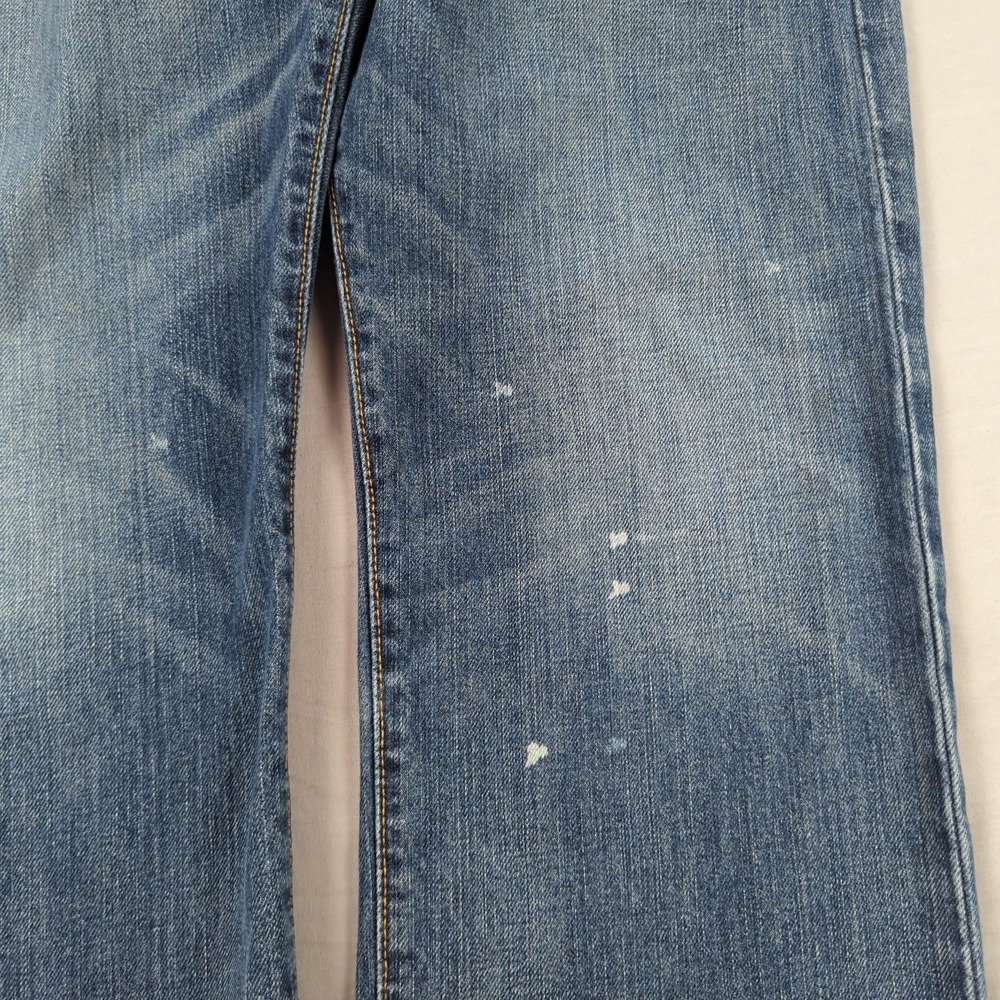 Polo Ralph Lauren 867 Jeans Mens 33x30 Blue Classic Straight Leg Distressed - Picture 4 of 16